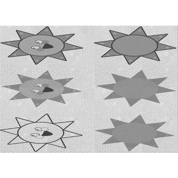 Ahgly Company Machine Washable Indoor Rectangle Transitional Platinum Gray Area Rugs, 2' x 5'