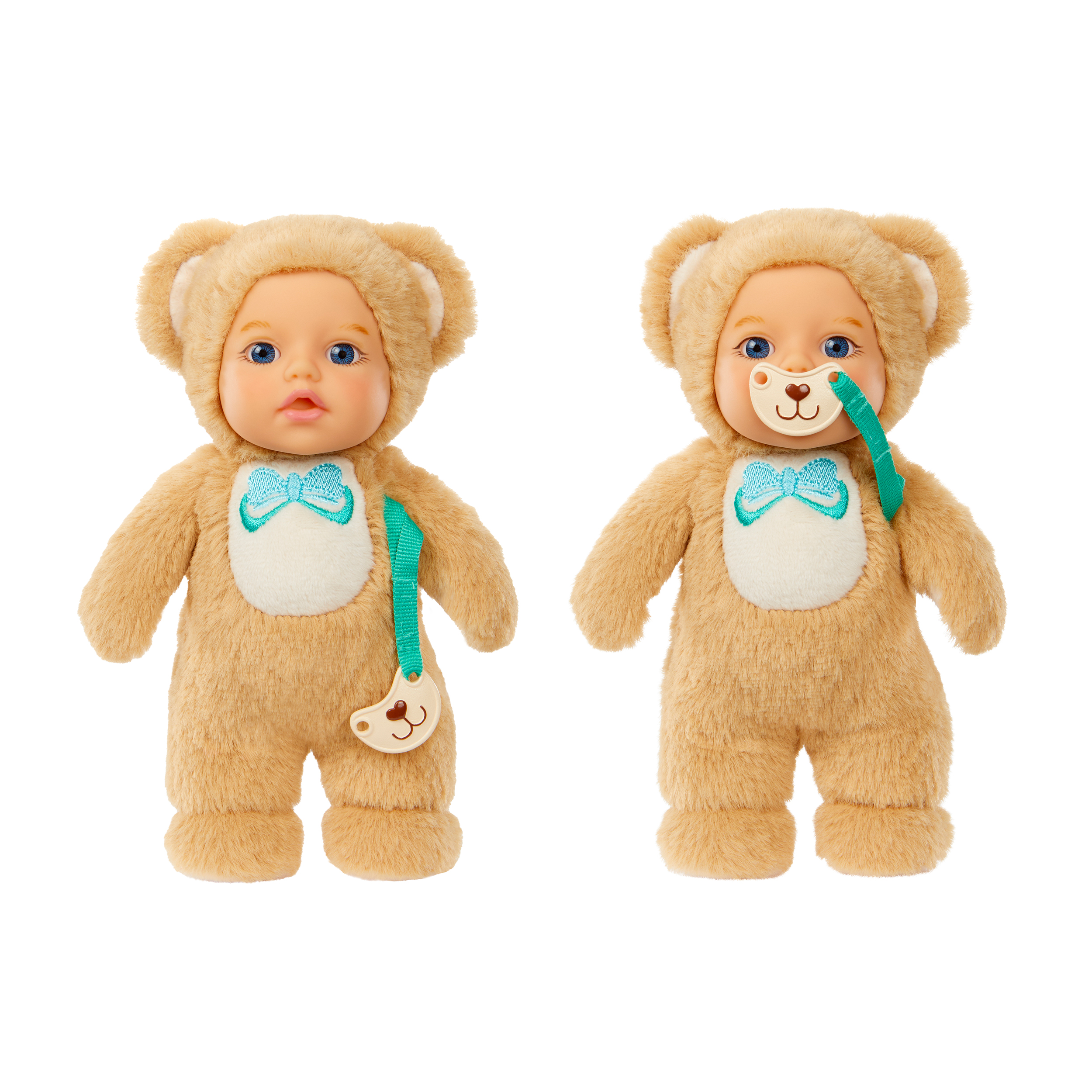 Baby Born Cozy Cuties Soft Baby Doll - Bear with Blue Eyes, Plush