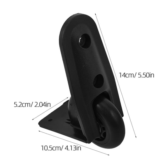 CIMAXIC 2Pcs Black Luggage Wheels for Replacement Wheels for Luggage