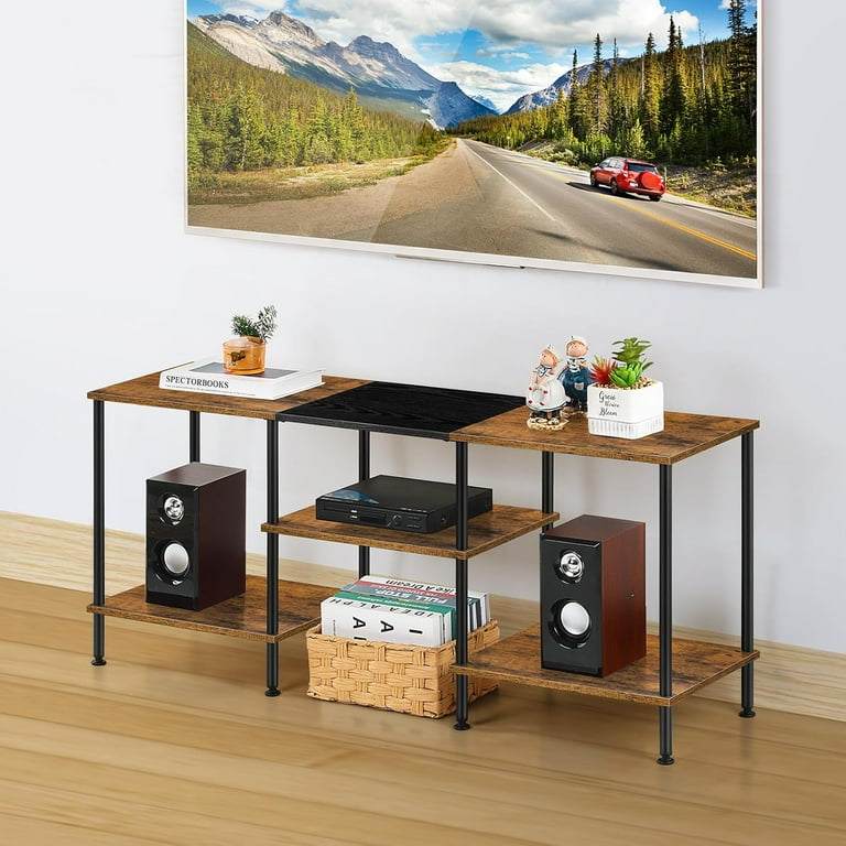 Entertainment TV Stand up to 50 inch top TV, Round Tubes