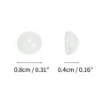 thumbnail image 3 of Unique Bargains 5 Pares de Almohadillas Nasales Adhesivas para Gafas Reemplazos de Almohadilla de Patrón 0.31"x0.31"x0.16" Transparente Blanca, 3 of 5