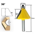 thumbnail image 5 of 5Pcs/Set 8Mm Countersink Chamfer Router Bit 11.25 15 22.5 30 45 Degree Countersink For Woodworking Woodworking Tools, 5 of 7