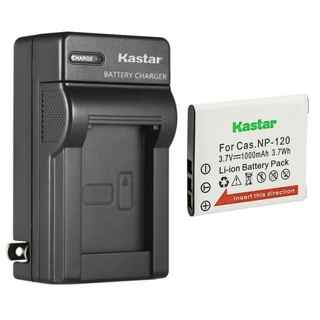 Kastar 1-Pack Battery and AC Wall Charger Replacement for Casio Exilim EX-ZS30 Exilim EX-ZS35 Exilim EX-S200 Exilim EX-S300 Exilim EX-Z31 Exilim EX-Z680 Exilim EX-Z690 Exilim EX-Z770 Cameras