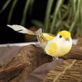 thumbnail image 4 of 6pcs Lovely Birds Clips Artificial Feather Bird Clips Simulation Feather Bird Clip Christmas Hodiday Garden Tree Branch Ornaments(Random Mixed Color), 4 of 7