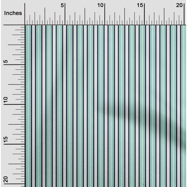 oneOone Viscose Chiffon Fabric Shadow Stripe Print Sewing Fabric BTY 42 Inch Wide