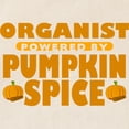 thumbnail image 2 of CafePress - Organist Powered By Pumpkin Spice Tote Bag - Unisex Canvas Tote Bag, Beige, 1-Piece, 2 of 6