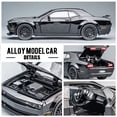 thumbnail image 3 of 1:32 Simulation Challenger Hellcat SRT Red Eye Classics Alloy Cars Toy Diecasts Vehicles Metal Model Car Decoration Kid Gift Boy,Red, 3 of 8
