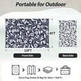 thumbnail image 2 of SIXHOME Outdoor Rug 6'x9' Waterproof Reversible Patio Rug Boho Geometric Indoor Outdoor Rugs Lightweight Plastic Straw Ourdoor Carpet for RV Camping Deck Balcony Modern Porch Decor Blue, 2 of 8