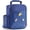 Navy Blue, variant on Fit+Fresh Charm Insulated Lunch Bag For Kids, Boys+Girls With Shoe Charm Slots, Teal