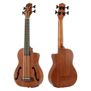 Batking Ubass Electric Ukulele Bass, 30-Inch Baritone Guitar Acoustic-Electric Bass Ukulele with Gig Bag Ukulele For Adults Baritone Ukulele