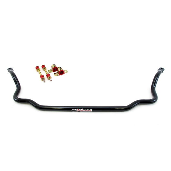 UMI 4035-B 64-81 A/F-Body Front Sway Bar, 1-1/4 Inch Solid, Black
