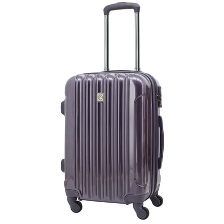 Protege 20" Briarleigh Rolling Upright Carry On Luggage Purple