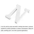 thumbnail image 3 of White Wood Letters 3 Inch, Wood Letters for DIY Party Projects (N), 3 of 5