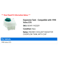 thumbnail image 2 of Expansion Tank - Compatible with 1998 Volvo S70, 2 of 2