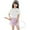 Dark Gray, variant on Girls Casual Summer Outfit Set Sportswear Training Suit Loose Top Skirt Pants Quick Drying Daily Wear 10 16 Years