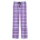 thumbnail image 5 of Ceisia Mens Plaid Pajamas Pants Elastic Waist With Pockets Sleep Soft Lounge Sleep Bottoms Purple M Gift, 5 of 9