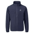 thumbnail image 2 of Men's Cutter & Buck  Navy Miami Marlins Americana Logo Charter Eco Knit Recycled Full-Zip Jacket, 2 of 3