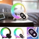 thumbnail image 1 of Luz ambiental colorida con ruido blanco y 15 efectos de luz • 72 perlas LED RGB+CW • Lámpara de mesa USB tipo C • 12 sonidos naturales y canciones para dormir, 1 of 5
