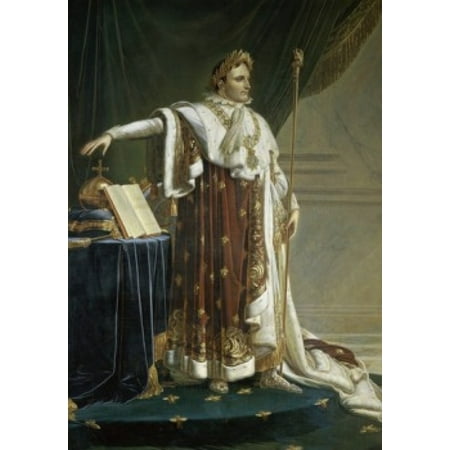 Napoleon en Costume  Anne-Louis Girodet de Roucy-Trioson (1767-1824French) Muse Girodet Montargis France Canvas Art - Anne-Louis Girodet de Roucy-Trioson (24 x 36)