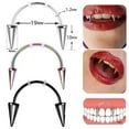 thumbnail image 3 of Kkkded Mouth Piercing Jewelry 4Pcs Lip Hoop Rings - Piercing Jewelry, Polished, Non - irritation, for Photo Props, 3 of 6