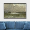 thumbnail image 4 of wall26 Framed Canvas Print Wall Art Storm Cloud Green Field Valley Landscape Nature Wilderness Illustrations Fine Art Decorative Rustic Multicolor for Living Room, Bedroom, Office - 24"x36", 4 of 5