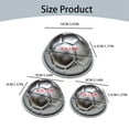 thumbnail image 3 of Football Cake Mold, DIY Soccer Birthday Cake Mold Half-Sphere Soccer Ball Baking Pan for DIY Birthday Cake, Jelly, Chocolate, Soap Making (1-Piece), 3 of 9