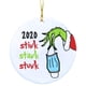 thumbnail image 1 of Adorno navideño de mano Grinch, colgante decorativo, decoraciones para árboles de Navidad inodoros de seguridad, 1 of 8