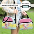 thumbnail image 5 of HUIACONG Axolotl Ice Cream Durable Insulated Lunch Bag for Picnic School, Zipper Portable Lunch Box Insulated Bag, 5 of 10