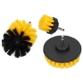 thumbnail image 1 of Juego De Accesorios De Cepillo Para Taladro Eléctrico, Cepillo Limpiador Eléctrico De Pelo De Nailon, Herramienta De Limpieza De Azulejos De Piso, Color Amarillo, 1 of 7