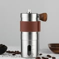 thumbnail image 1 of OULII 1Pack Portable Coffee Maker for Travel Silver Hand Operated Detachable for Coffee Enthusiasts, 1 of 7
