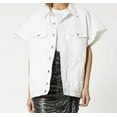thumbnail image 1 of Iro Rungis Denim Vest Jacket White ( 36 ), 1 of 2