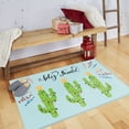 thumbnail image 5 of Mohawk Home Prismatic Cactus Lights Light Blue Contemporary Theme Christmas Precision Printed Scatter, 2'x3'4", Blue, 5 of 6