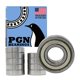 thumbnail image 1 of Rodamiento Pgn (Paquete De 10) 6202-Zz - Rodamiento De Bolas Sellado De Acero Cromado Lubricado - Rodamientos De 15X35X11 Mm Con Escudo Metálico Y Soporte De Altas Rpm, 1 of 1