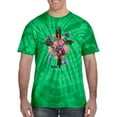 thumbnail image 2 of Wild Bobby, Cross with Flowers and Butterflies, Inspirational/Christian, Tie-Dye Tees, Spiral Kelly, Medium, 2 of 3