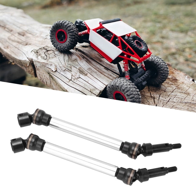 Front And Rear Driveshaft, Front Rear Drive Shaft CVD Stable Powerful Rust Proof For RC Car Red,Dark Blue,Silver Grey
