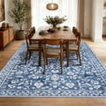 thumbnail image 2 of GLATTICE 8x10 Washable Area Rug for Living Room Non-Shedding Bedroom Rug Blue Rugs Non Slip Soft Thin Large Indoor Carpet for Dining Room Home Office, 2 of 7