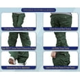 thumbnail image 3 of Skylinewears Womens Cargo Utility Work Pant 100% Cotton Camping Hiking Cargo Trouser, 3 of 5