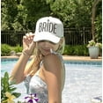 thumbnail image 3 of Funky Junque Foam Trucker Party Hat - Bride (White), 3 of 5