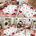 thumbnail image 5 of 3'x5' Area Rugs, Valentines Love Heart Indoor Outdoor Area Rug for Living Room Bedroom, Eucalyptus Red Love Heart Washable Bathroom Rugs Kitchen Floor Carpet Mats Home Decor Aesthetic, 5 of 8