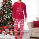 thumbnail image 4 of Familia rojo padre hijo vestido Casual árbol impreso cintura elástica ropa de dormir traje FLhrweasw Nuevo, 4 of 9
