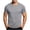 Gray, variant on Plus Size 5Xl Men's Athletic Shirt Quick Dry T Shirts Gym Workout Short Sleeve Lightweight Breathable Tees Performance Running Shirts