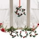 thumbnail image 1 of Xihbxyly Corona Navideña de Frutos Rojos, Adorno de Anillo de Pvc, Decoración Festiva para Puertas y Ventanas, Fácil de Colgar, Decoración Navideña Multiusos, Ramas Verdes, 12 X 12 Cm, 13 X 13 Cm, 20, 1 of 7