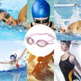 thumbnail image 2 of Gafas de natación selladas Protección UV Elástica para deportes profesionales (Rosa), 2 of 6