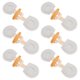 thumbnail image 2 of 6 Pairs Overcoat Toggle Buckles Practical Belt Buttons Women Clothing Belt Buckles, 2 of 3