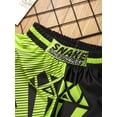 thumbnail image 5 of Alvivi Kids Boys Girls Boxing Shorts Muay Thai Shorts Kickboxing MMA Gym Training Trunks Type E 11-12, 5 of 7