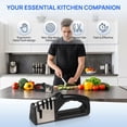 thumbnail image 3 of 4-in-1 Kitchen Knife Sharpener, Multi-Function Knife Sharpening Tool for Kitchen & Chef Knives, Precision Blades & Scissors, Easy-to-Use Kitchen Accessory, 3 of 7