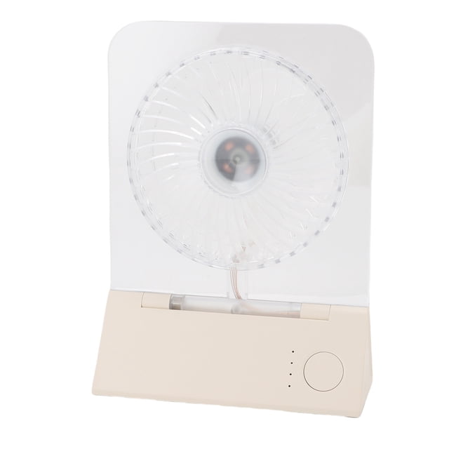 Desktop Fan, Magnetic and Wall Mount Design Desk Fan Colorful Gradient Night Light Desk Personal Fan Powerful and Quiet Lightweight Fan for Work Study