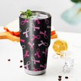 thumbnail image 3 of 30oz Breast Cancer Tumblers Stainless Steel Tumbler with Lid and Straw,Vacuum Insulated Double Wall Travel Tumbler Cups Mug with Cleaning Brush for Coffee,Tea, 3 of 7