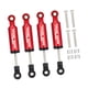 thumbnail image 5 of 4 piezas de amortiguadores de coche RC de aleación de aceite amortiguadores resistentes con tornillo para Rojo, 5 of 9