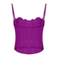 thumbnail image 4 of LSLJS Solid Color Versatile Women Tight Fitting Corset with Lace Lace Lace and Top, Womens Camisole Tank Tops, 4 of 5